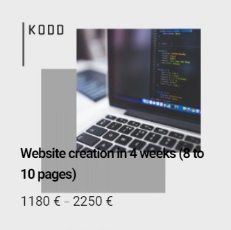 kodd group kodd korner koddlab website creation in weeks to pages