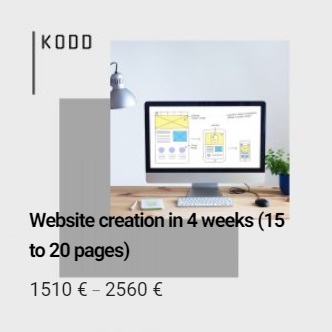 kodd group kodd korner koddlab website creation in weeks to pages